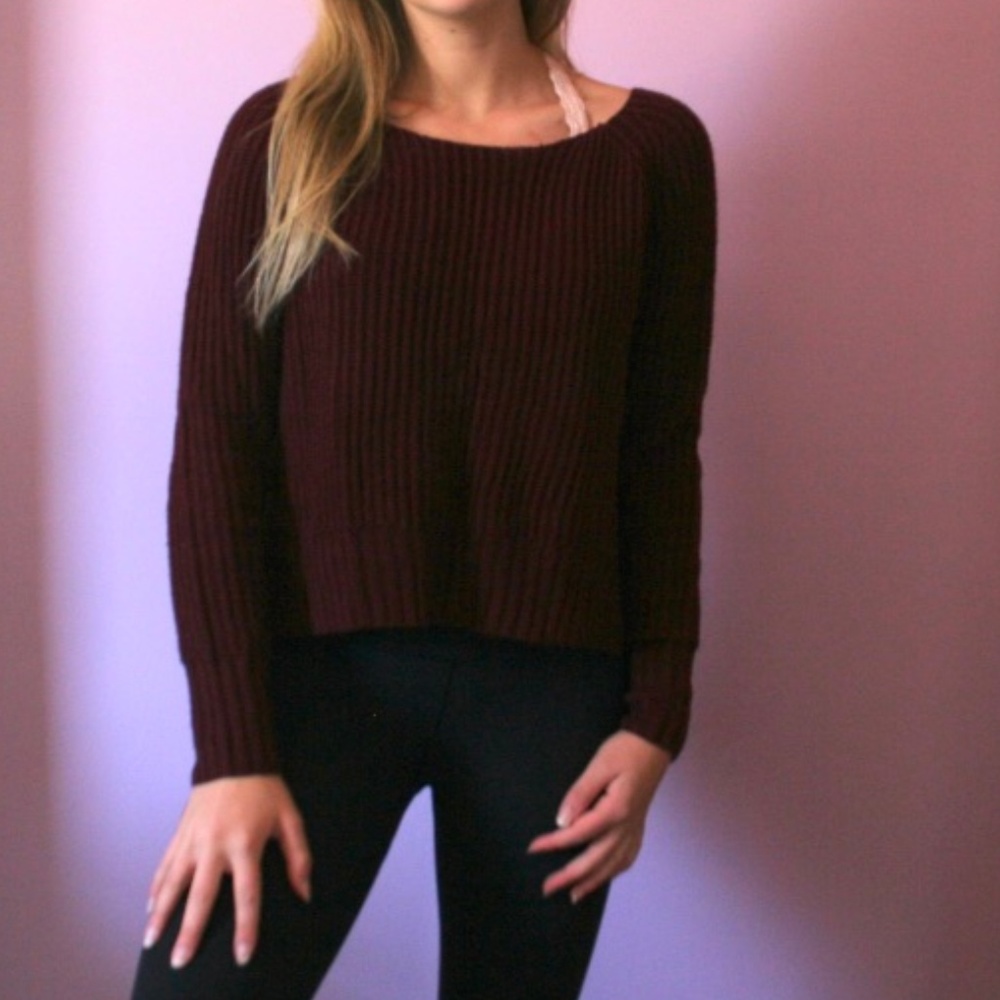 Maroon Sweater